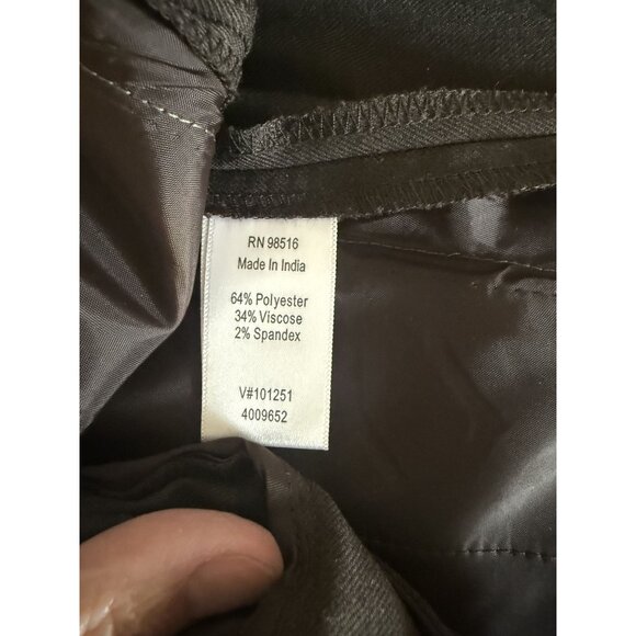 Coldwater Creek Womens Brown Natural Fit Dress Pants Size 16 READ - Picture 3 of 11